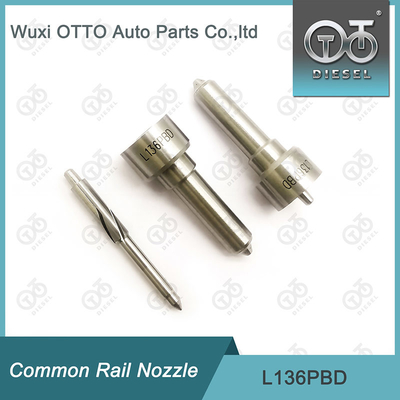 L136PBD Delphi Common Rail Nozzle For Injectors R02501Z / EJBR03001D